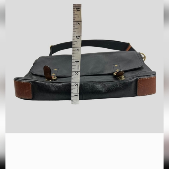 Fossil Men’s Defender Messenger Black Bag - Picture 2 of 16